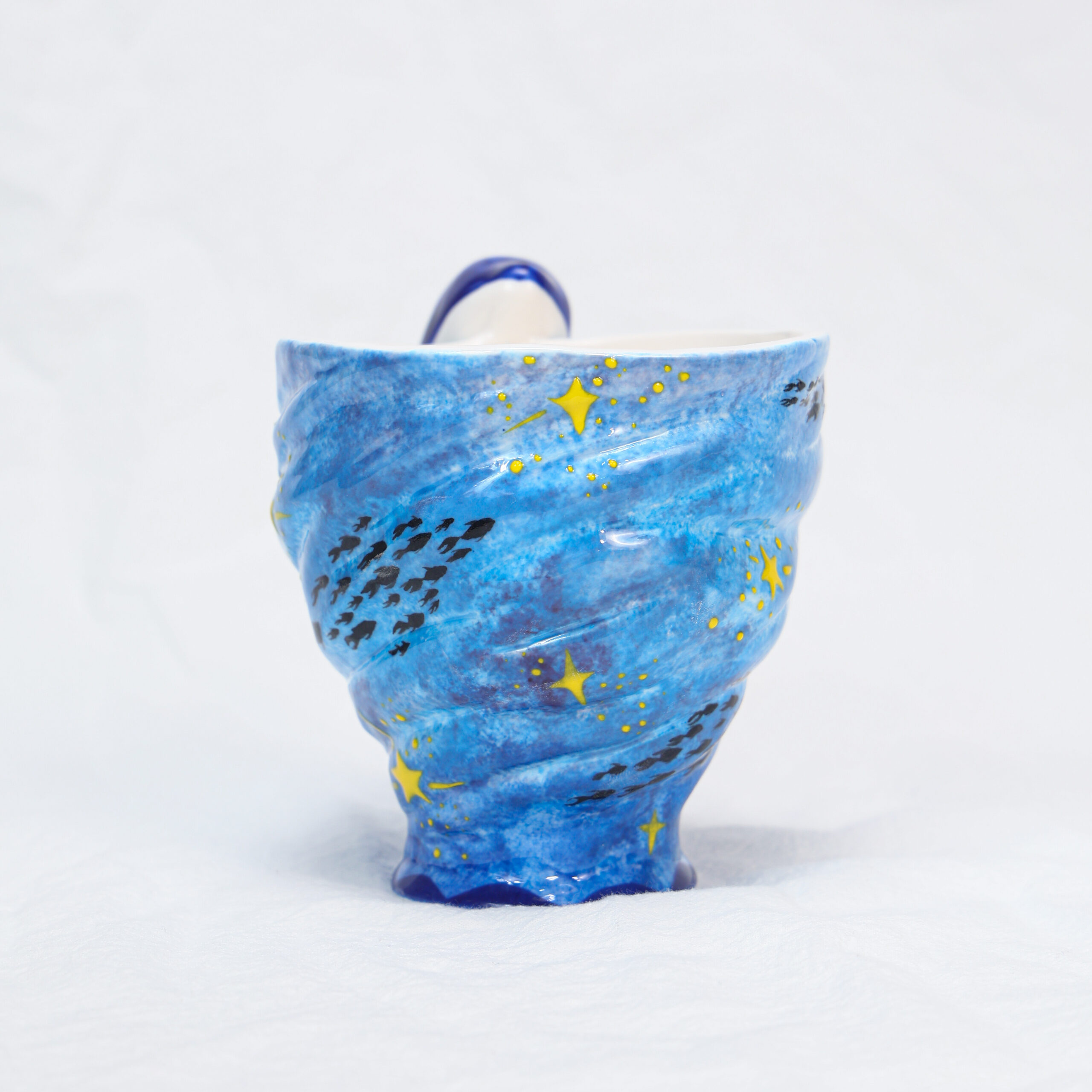 Hand-Painted Dolphin Ceramic Mug - Image 3