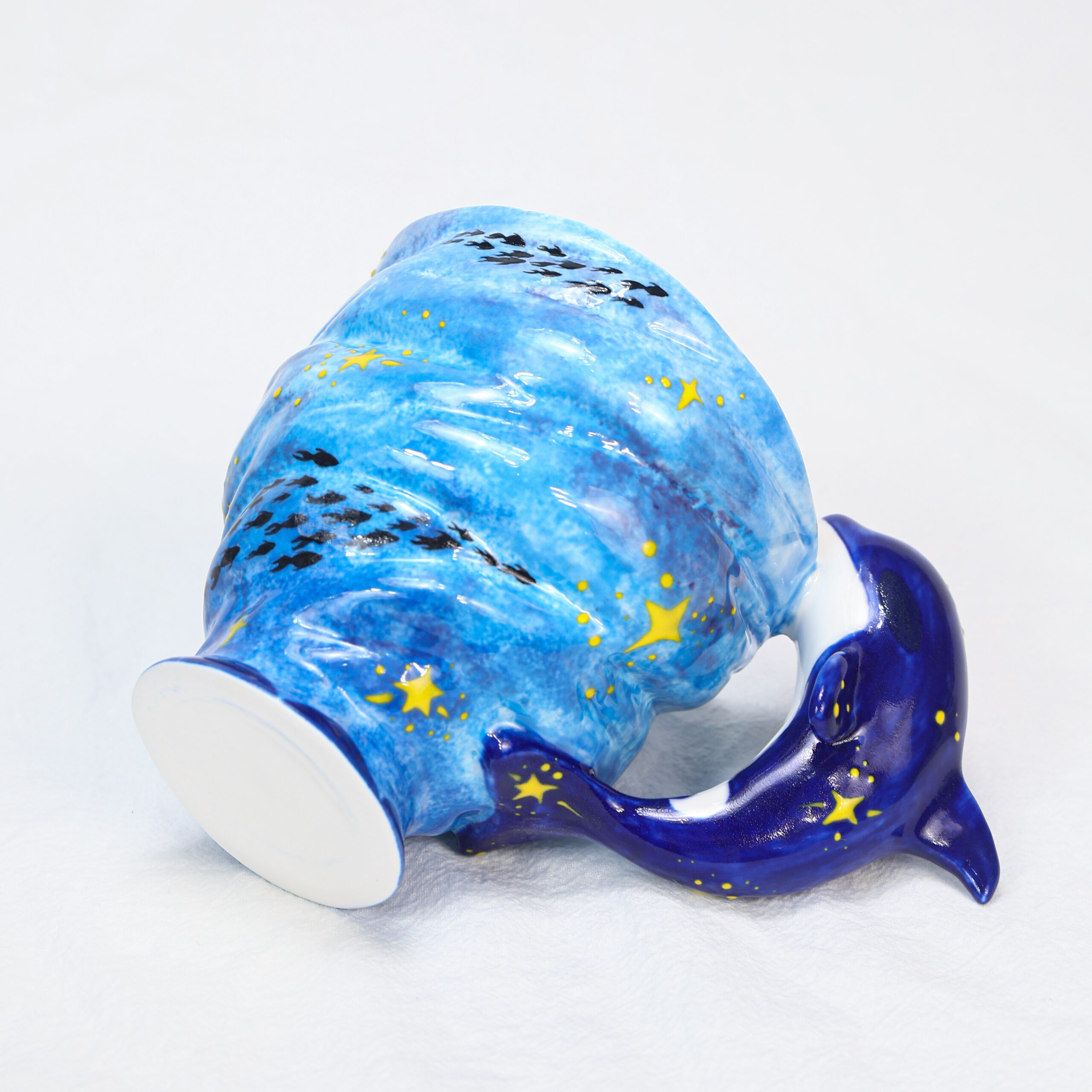 Hand-Painted Dolphin Ceramic Mug - Image 6