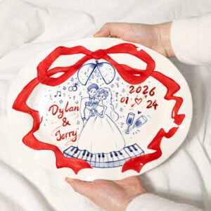 Personalized Wedding Ceramic Plate