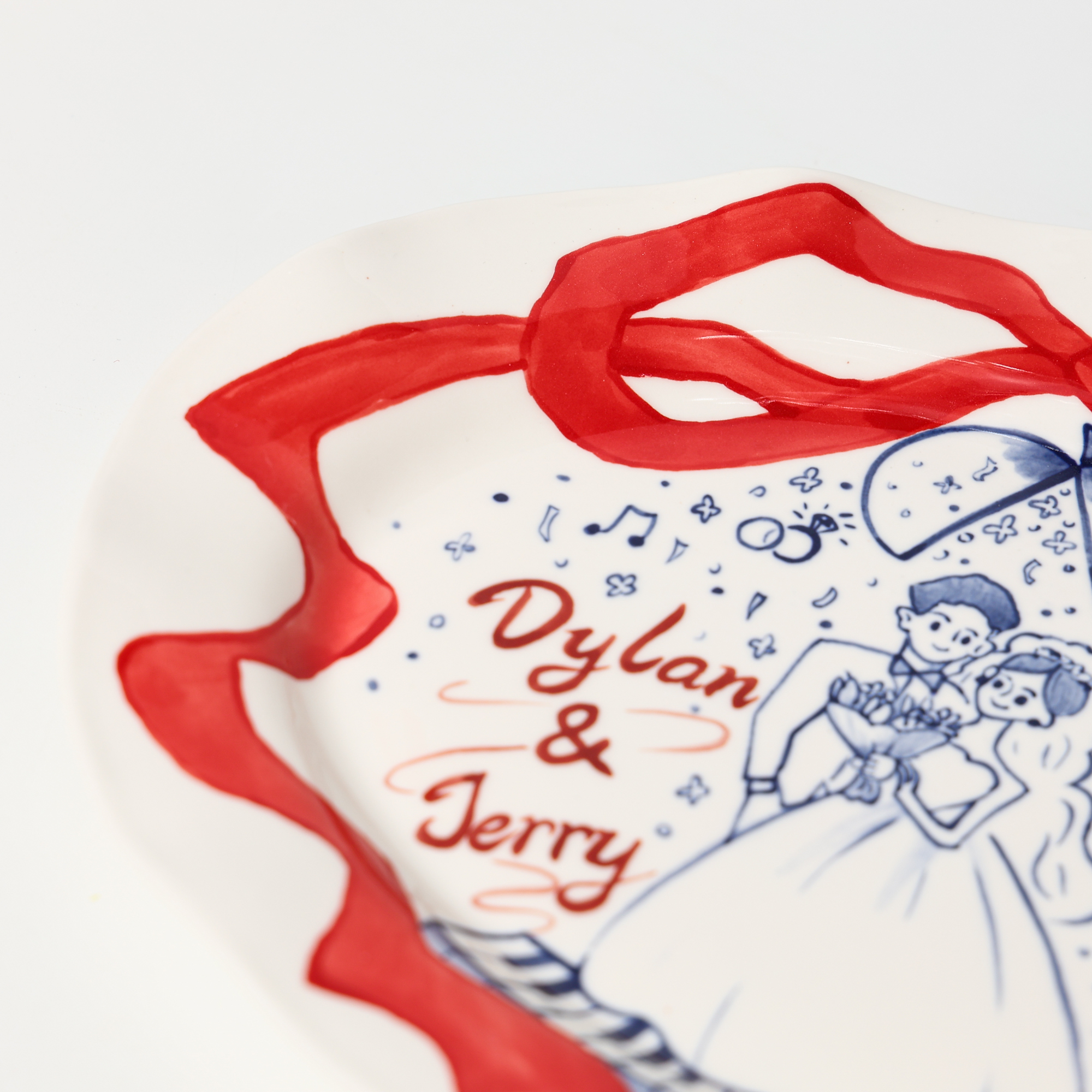 Personalized Wedding Ceramic Plate - Image 8