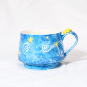 Hand-Painted Ocean Whale Ceramic Mug