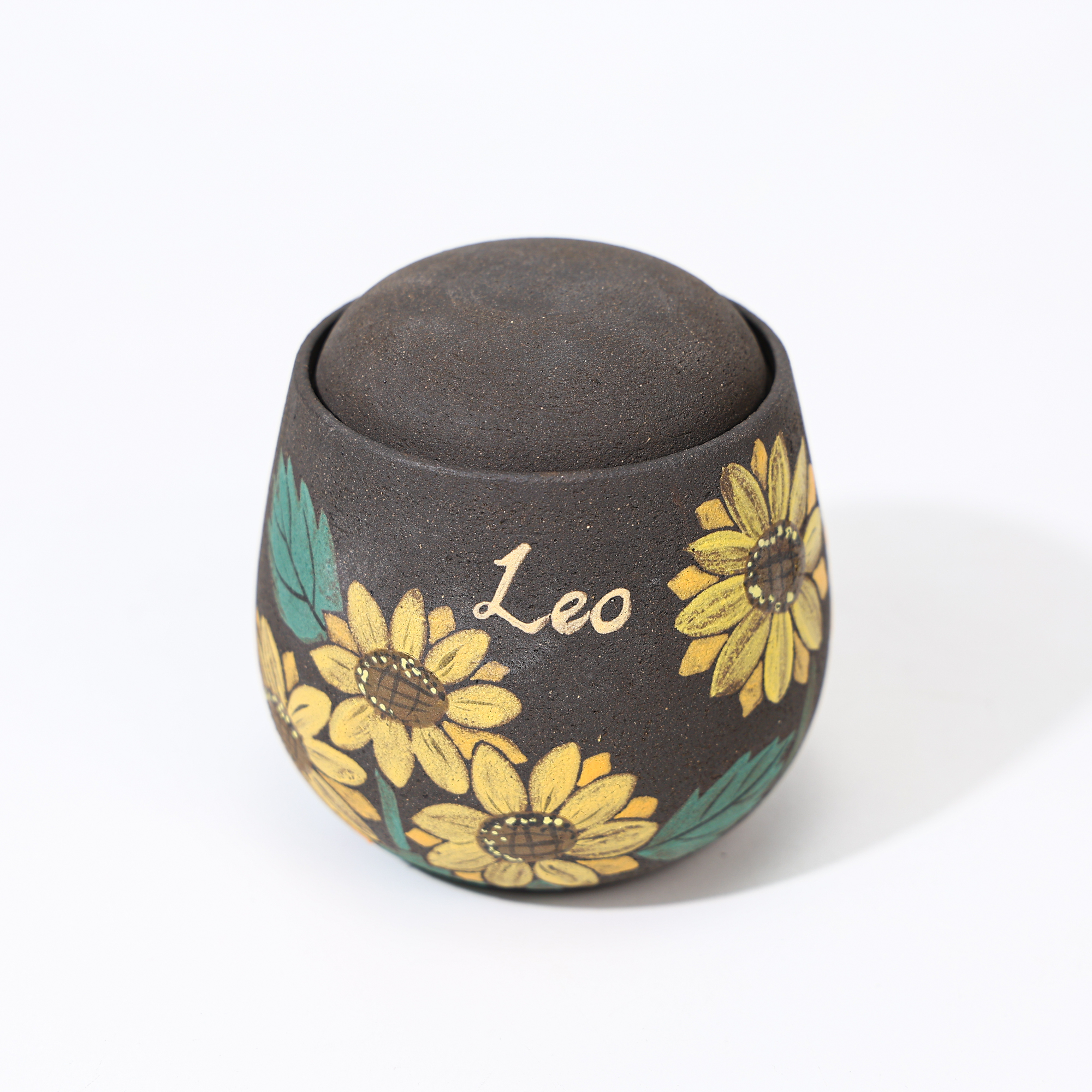 Personalized Sunflower Pet Memorial Jar - Image 2