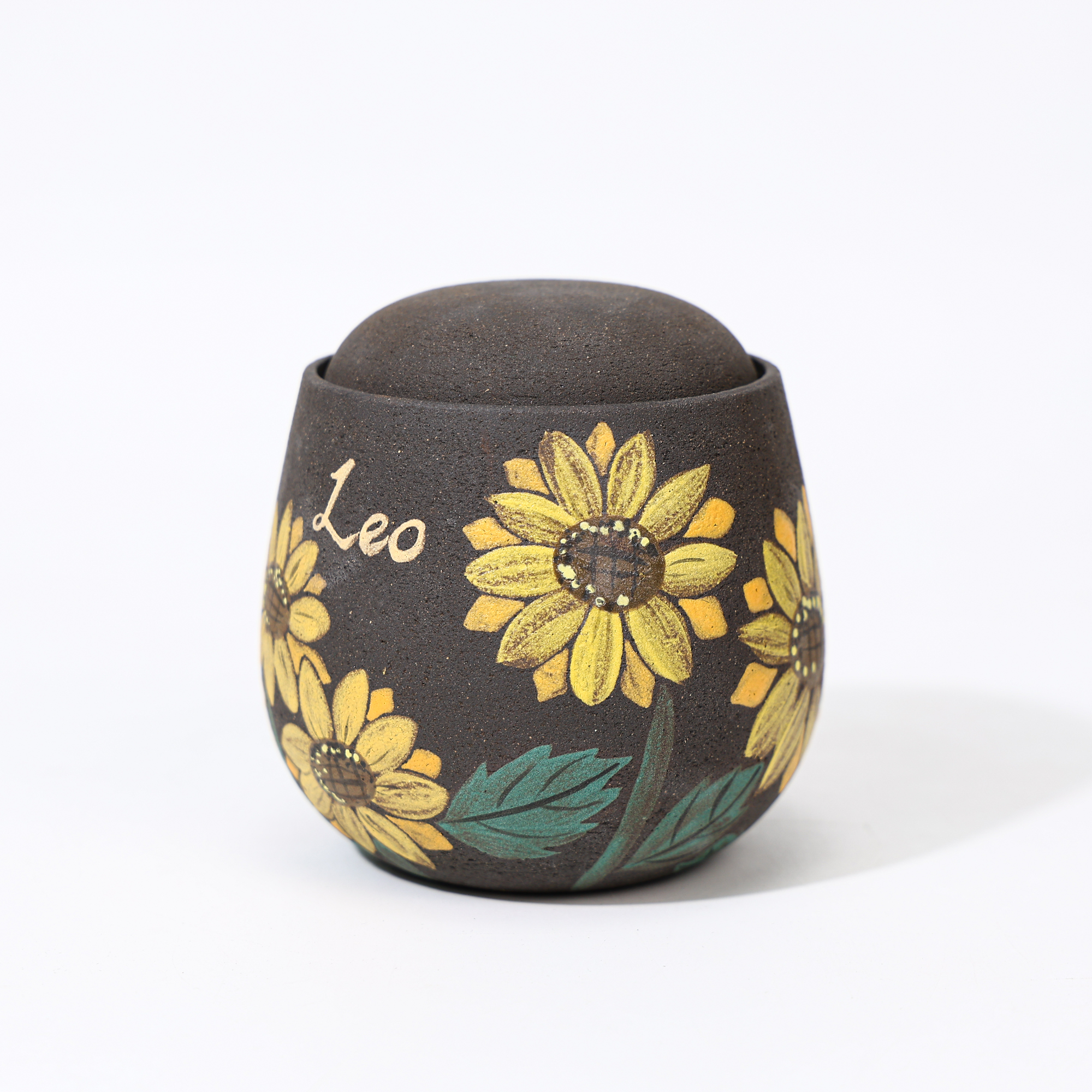 Personalized Sunflower Pet Memorial Jar - Image 6