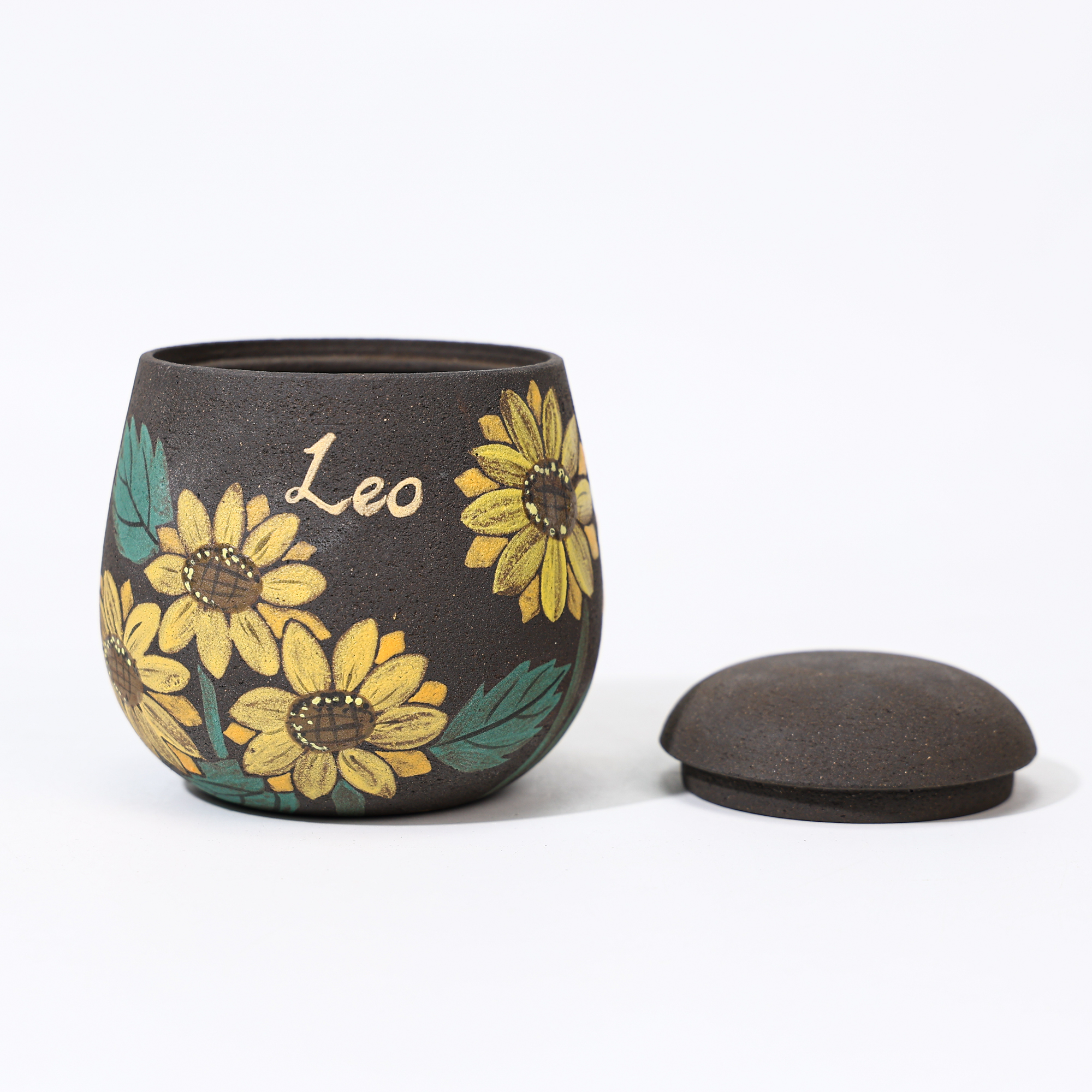 Personalized Sunflower Pet Memorial Jar - Image 7
