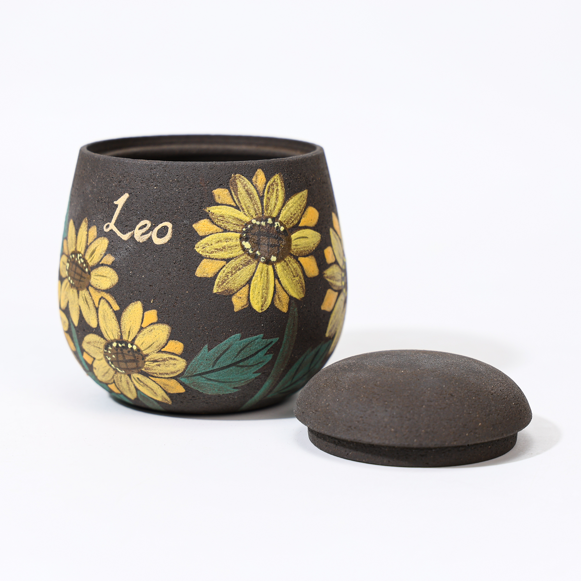 Personalized Sunflower Pet Memorial Jar - Image 9