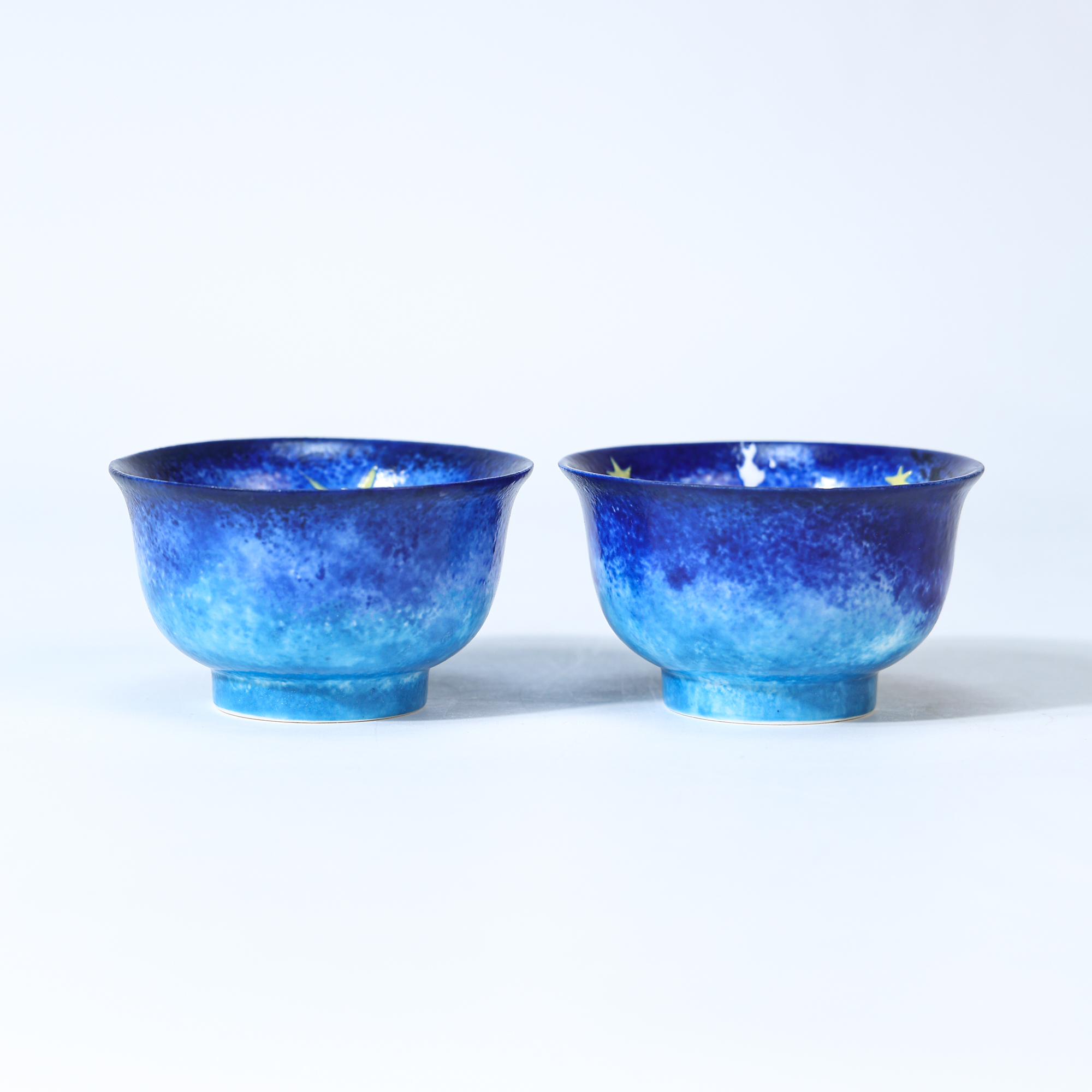 Hand-Painted Blue Galaxy Starry Night Ceramic Cup - Image 21